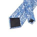 Vera Handmade Silk Tie // Light Blue + Blue