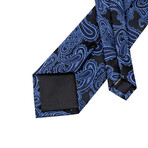Perri Handmade Silk Tie // Navy + Light Blue