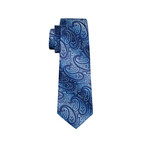 Atlantic Handmade Silk Tie // Navy + Light Blue