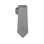 Sterling Handmade Silk Tie // Silver