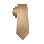 Shiv Handcrafted Silk Tie // Gold