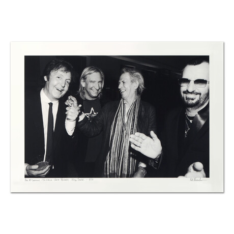 Paul McCartney, Joe Walsh, Keith Richards & Ringo Starr