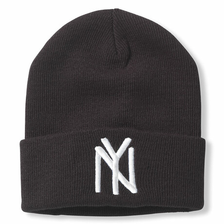 NY Yankees Cuffed Knit Beanie