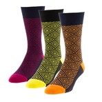 Diamond Boot Socks // Pack of 3