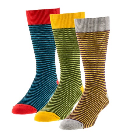 Classic Stripes Boot Socks // Pack of 3