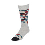 Fractal Umbrella Crew Socks // Pack of 6
