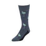 Fractal Umbrella Crew Socks // Pack of 6