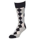 Splay Rhomb Crew Socks // Pack of 6