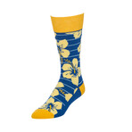 Fractal Umbrella Crew Socks // Pack of 6