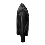 Steven Leather Jacket // Black (3XL)