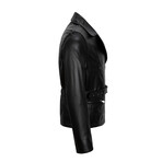 Slim Fit // Biker Jacket // Black (XL)