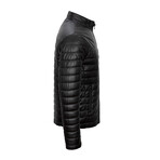 Aubrey Leather Jacket // Black (XL)