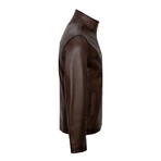 William Leather Jacket // Chestnut (L)