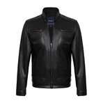 Quinn Leather Jacket // Black (M)