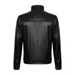 Quinn Leather Jacket // Black (L)