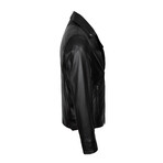 Parker Leather Jacket // Black (L)