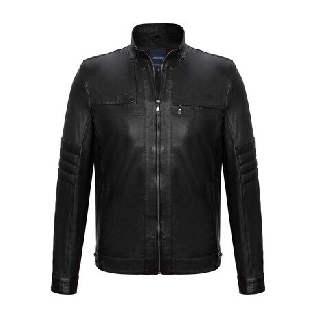 Roman Leather Jacket // Black (S)