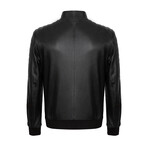 Sway Leather Jacket // Black (L)