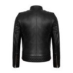 Tommy Leather Jacket // Black (2XL)