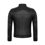 Distressed Jacket // Style 2 // Black (S)
