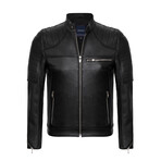 Distressed Jacket // Style 2 // Black (XL)