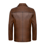 Jackson Leather Jacket // Chestnut (2XL)