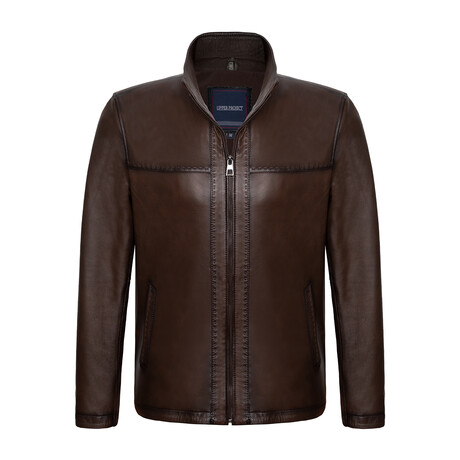 William Leather Jacket // Chestnut (S)
