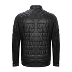 Callan Leather Jacket // Black (3XL)