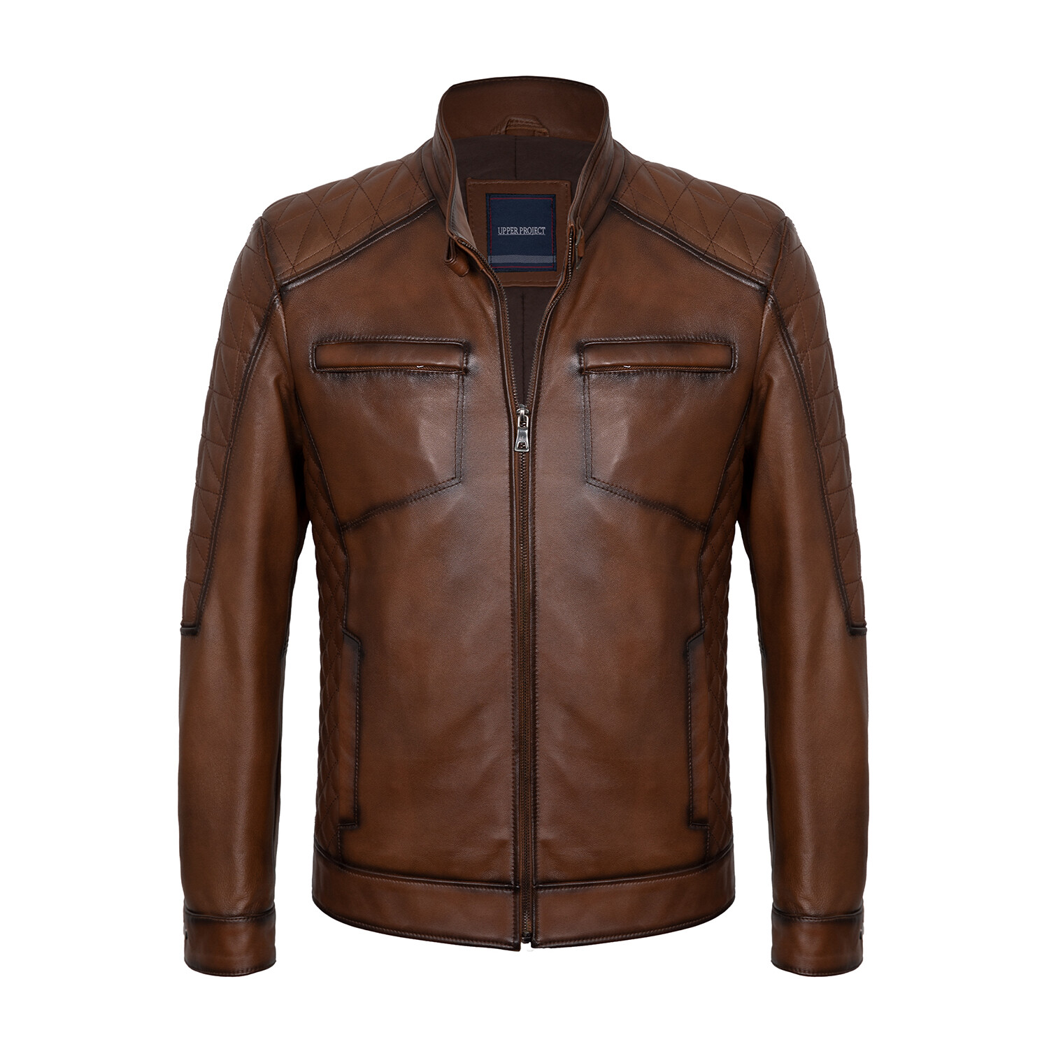 Maverick Leather Jacket // Chestnut (S) - Upper Project Leather