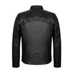 Edgar Leather Jacket // Black (3XL)