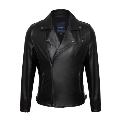 Parker Leather Jacket // Black (2XL)