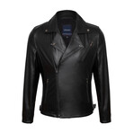 Parker Leather Jacket // Black (XL)
