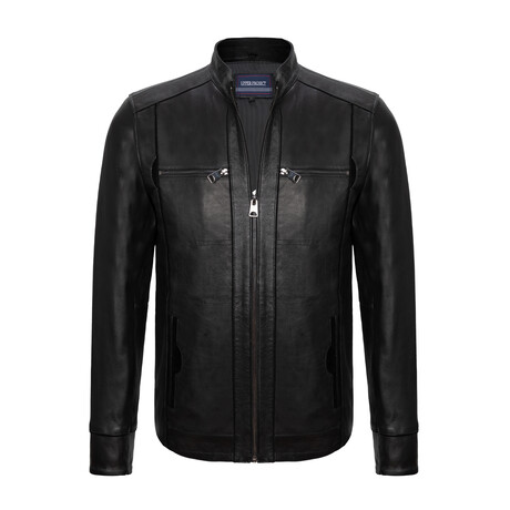 Jared Leather Jacket // Black (S)