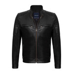 Caleb Leather Jacket // Black (L)