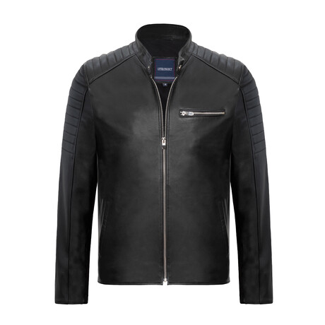 Easton Leather Jacket // Black (S)