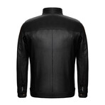 Basic Racer Jacket // Style 2 // Black (L)