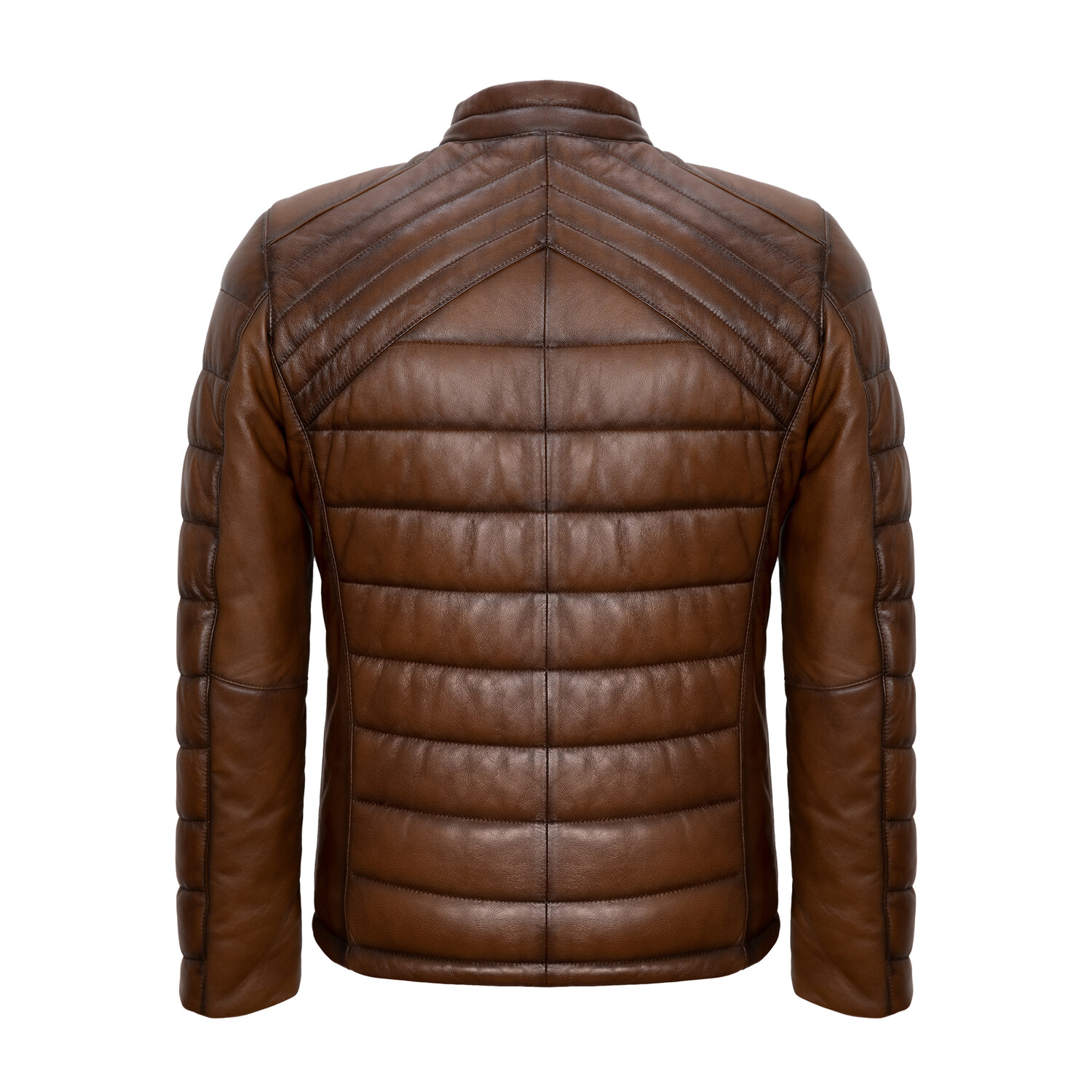 Adrian Leather Jacket // Chestnut (L) - Upper Project Jackets - Touch ...