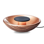 Wireless Charging Bowl // Faux Wood Grain Finish