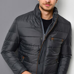 Zip Up Down Jacket // Anthracite (Small)