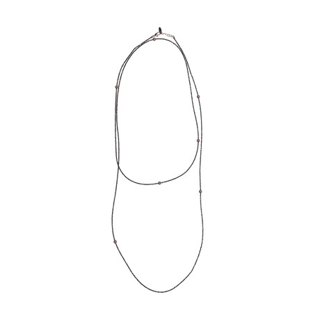 Brunello Cucinelli // Women's Natural Stone Bracelet // Gold Tone