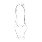 Brunello Cucinelli // Women's Natural Stone Necklace V2 // Copper Tone