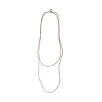 Brunello Cucinelli // Women's Copper Stone Necklace // Copper Tone