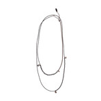 Brunello Cucinelli // Women's Mixed Metal Stone Necklace // Multicolor