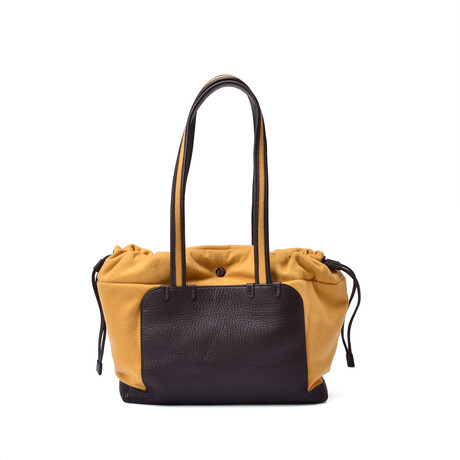 Loro Piana // Women's Shoulder Bag // Mustard
