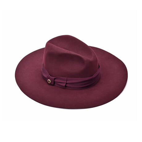 Loro Piana // Women's Beaver Fur Hat // Wine (Small)