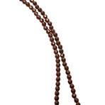Brunello Cucinelli // Women's Copper Stone Necklace // Copper Tone