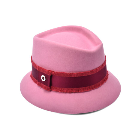 Loro Piana // Women's Beaver Fur Hat // Pink (Small)