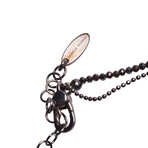 Brunello Cucinelli // Women's Copper Stone Necklace // Brown