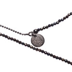 Brunello Cucinelli // Women's Copper Stone Necklace // Brown