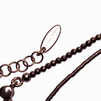 Brunello Cucinelli // Women's Natural Stone Necklace V2 // Copper Tone